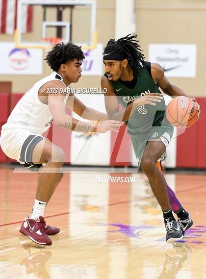 Thumbnail 2 in Veritas Academy vs Canyon International Academy (Hoophall West Invitational) photogallery.