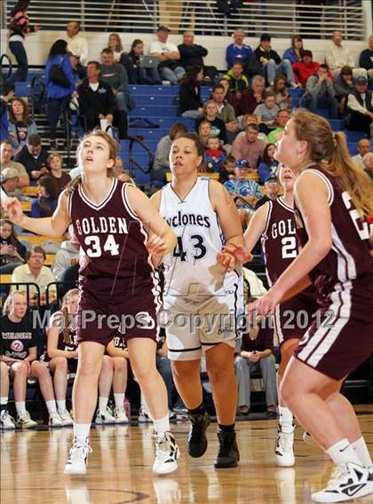 Thumbnail 3 in Golden @ Pueblo West (CHSAA 4A Great 8 Playoffs) photogallery.