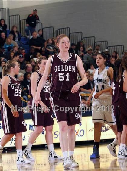 Thumbnail 3 in Golden @ Pueblo West (CHSAA 4A Great 8 Playoffs) photogallery.