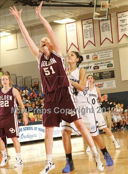Thumbnail 3 in Golden @ Pueblo West (CHSAA 4A Great 8 Playoffs) photogallery.