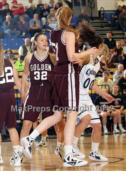 Thumbnail 2 in Golden @ Pueblo West (CHSAA 4A Great 8 Playoffs) photogallery.