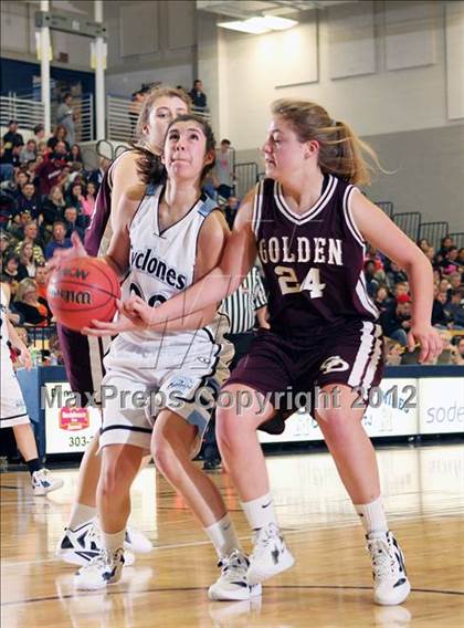 Thumbnail 2 in Golden @ Pueblo West (CHSAA 4A Great 8 Playoffs) photogallery.