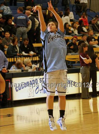 Thumbnail 1 in Golden @ Pueblo West (CHSAA 4A Great 8 Playoffs) photogallery.