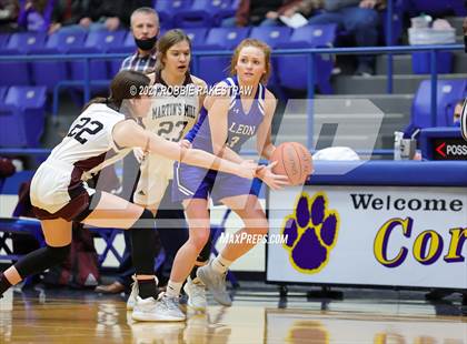 Thumbnail 2 in Martin's Mill vs Leon (UIL 2A Bi-District) photogallery.