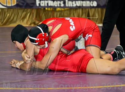 Thumbnail 2 in CIF State Girls Wrestling Championships (Semifinals) photogallery.