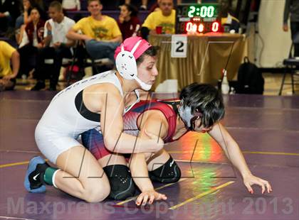 Thumbnail 3 in CIF State Girls Wrestling Championships (Semifinals) photogallery.