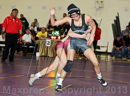 Thumbnail 1 in CIF State Girls Wrestling Championships (Semifinals) photogallery.