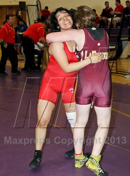 Thumbnail 1 in CIF State Girls Wrestling Championships (Semifinals) photogallery.