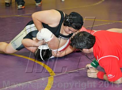 Thumbnail 2 in CIF State Girls Wrestling Championships (Semifinals) photogallery.