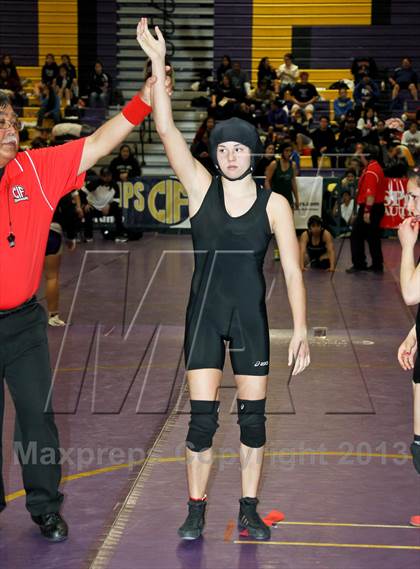 Thumbnail 2 in CIF State Girls Wrestling Championships (Semifinals) photogallery.