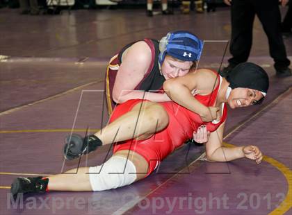 Thumbnail 1 in CIF State Girls Wrestling Championships (Semifinals) photogallery.