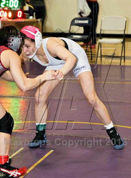 Thumbnail 1 in CIF State Girls Wrestling Championships (Semifinals) photogallery.