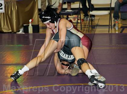 Thumbnail 2 in CIF State Girls Wrestling Championships (Semifinals) photogallery.