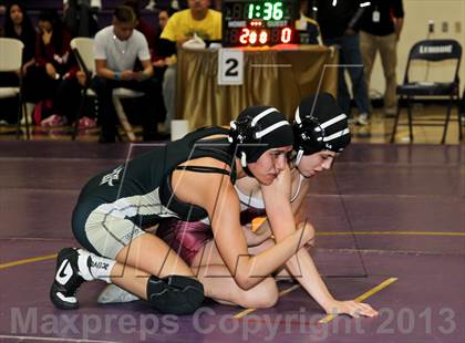 Thumbnail 2 in CIF State Girls Wrestling Championships (Semifinals) photogallery.