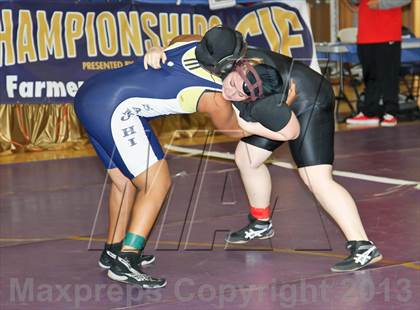 Thumbnail 3 in CIF State Girls Wrestling Championships (Semifinals) photogallery.