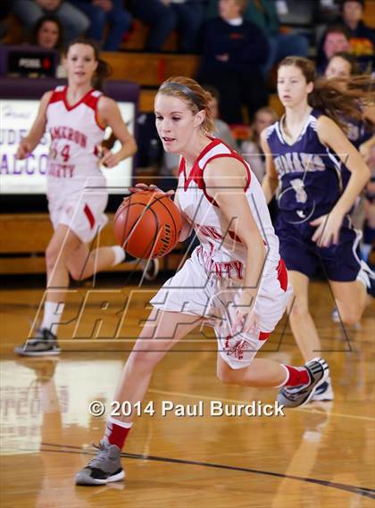 Thumbnail 2 in Cameron County vs Cowenesque Valley (Coudersport Holiday Tournament) photogallery.