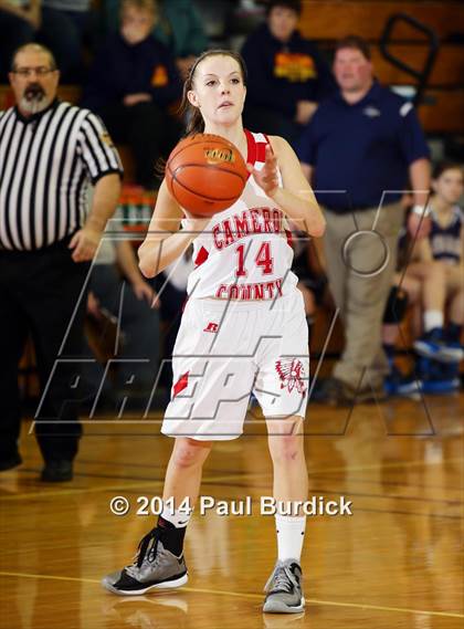 Thumbnail 2 in Cameron County vs Cowenesque Valley (Coudersport Holiday Tournament) photogallery.