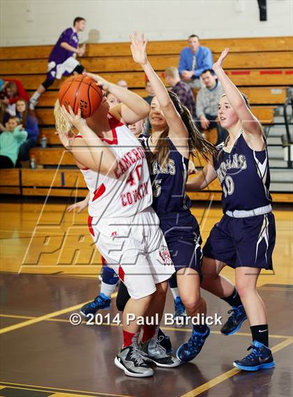 Thumbnail 1 in Cameron County vs Cowenesque Valley (Coudersport Holiday Tournament) photogallery.