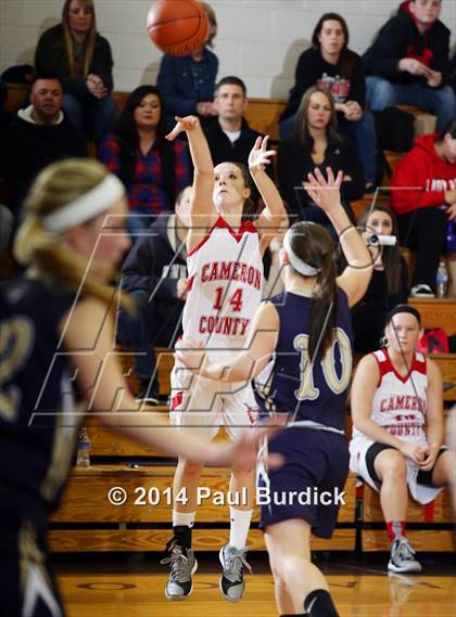 Thumbnail 1 in Cameron County vs Cowenesque Valley (Coudersport Holiday Tournament) photogallery.