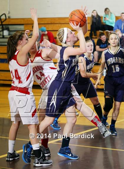 Thumbnail 1 in Cameron County vs Cowenesque Valley (Coudersport Holiday Tournament) photogallery.