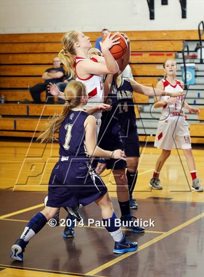Thumbnail 2 in Cameron County vs Cowenesque Valley (Coudersport Holiday Tournament) photogallery.