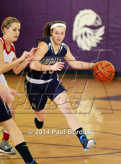 Thumbnail 3 in Cameron County vs Cowenesque Valley (Coudersport Holiday Tournament) photogallery.