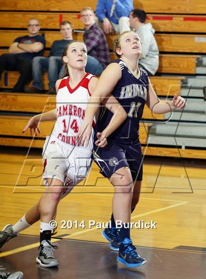 Thumbnail 3 in Cameron County vs Cowenesque Valley (Coudersport Holiday Tournament) photogallery.