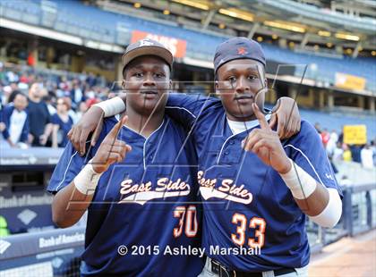 Thumbnail 3 in East Side Community vs American Studies (PSAL AA Final) photogallery.