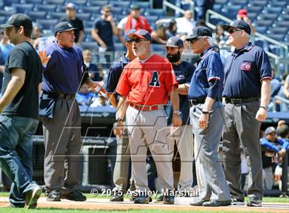 Thumbnail 2 in East Side Community vs American Studies (PSAL AA Final) photogallery.