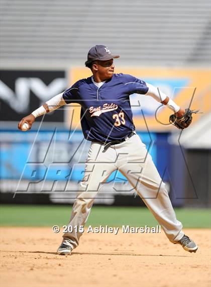 Thumbnail 3 in East Side Community vs American Studies (PSAL AA Final) photogallery.