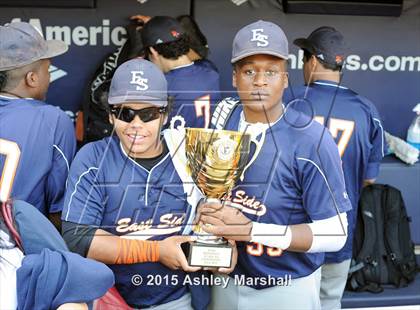 Thumbnail 3 in East Side Community vs American Studies (PSAL AA Final) photogallery.