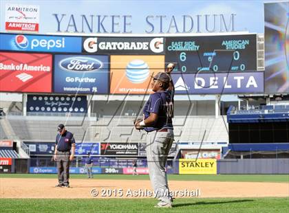 Thumbnail 2 in East Side Community vs American Studies (PSAL AA Final) photogallery.