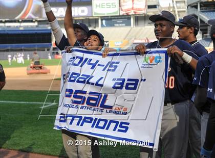 Thumbnail 2 in East Side Community vs American Studies (PSAL AA Final) photogallery.