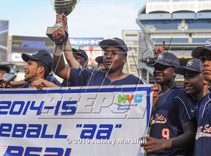 Thumbnail 3 in East Side Community vs American Studies (PSAL AA Final) photogallery.