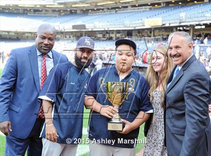 Thumbnail 2 in East Side Community vs American Studies (PSAL AA Final) photogallery.