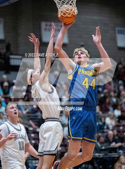 Thumbnail 1 in Parowan vs. Millard (UHSAA 2A Tournament) photogallery.