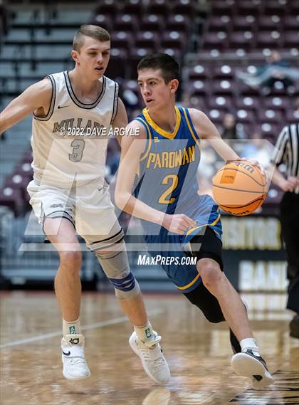 Thumbnail 1 in Parowan vs. Millard (UHSAA 2A Tournament) photogallery.