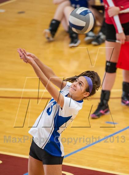 Thumbnail 2 in Coventry vs Darien (2013 Volleyhall Classic) photogallery.
