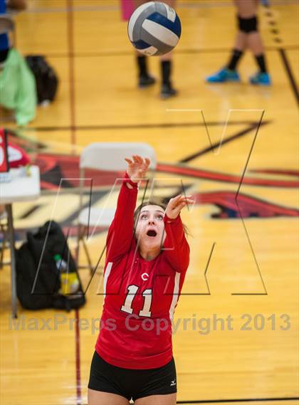 Thumbnail 2 in Coventry vs Darien (2013 Volleyhall Classic) photogallery.