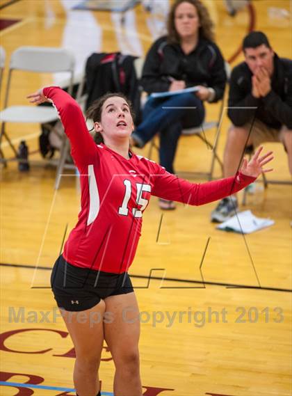 Thumbnail 3 in Coventry vs Darien (2013 Volleyhall Classic) photogallery.