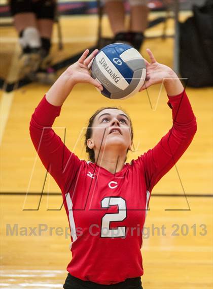 Thumbnail 3 in Coventry vs Darien (2013 Volleyhall Classic) photogallery.