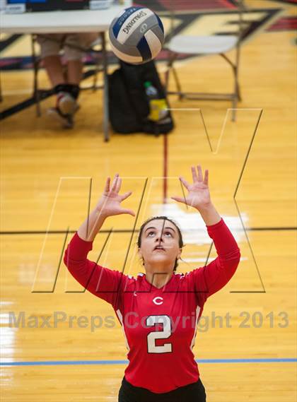 Thumbnail 2 in Coventry vs Darien (2013 Volleyhall Classic) photogallery.
