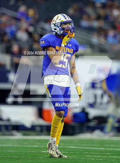 Thumbnail 2 in Whiteface vs. Gordon (UIL 1A Division I Football Final) photogallery.