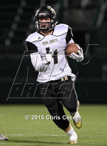 Thumbnail 3 in Rush-Henrietta vs. Aquinas Institute (Section 5 Class AA Final) photogallery.