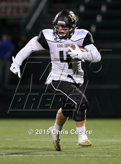 Thumbnail 3 in Rush-Henrietta vs. Aquinas Institute (Section 5 Class AA Final) photogallery.
