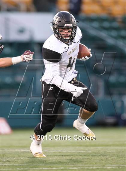 Thumbnail 1 in Rush-Henrietta vs. Aquinas Institute (Section 5 Class AA Final) photogallery.