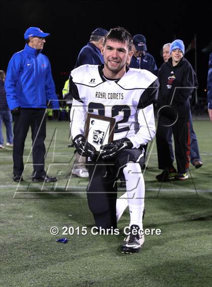 Thumbnail 3 in Rush-Henrietta vs. Aquinas Institute (Section 5 Class AA Final) photogallery.