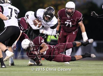 Thumbnail 2 in Rush-Henrietta vs. Aquinas Institute (Section 5 Class AA Final) photogallery.