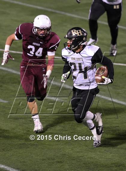 Thumbnail 3 in Rush-Henrietta vs. Aquinas Institute (Section 5 Class AA Final) photogallery.
