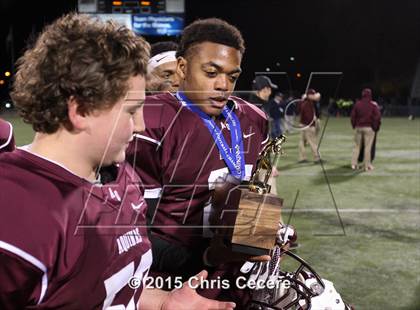 Thumbnail 3 in Rush-Henrietta vs. Aquinas Institute (Section 5 Class AA Final) photogallery.